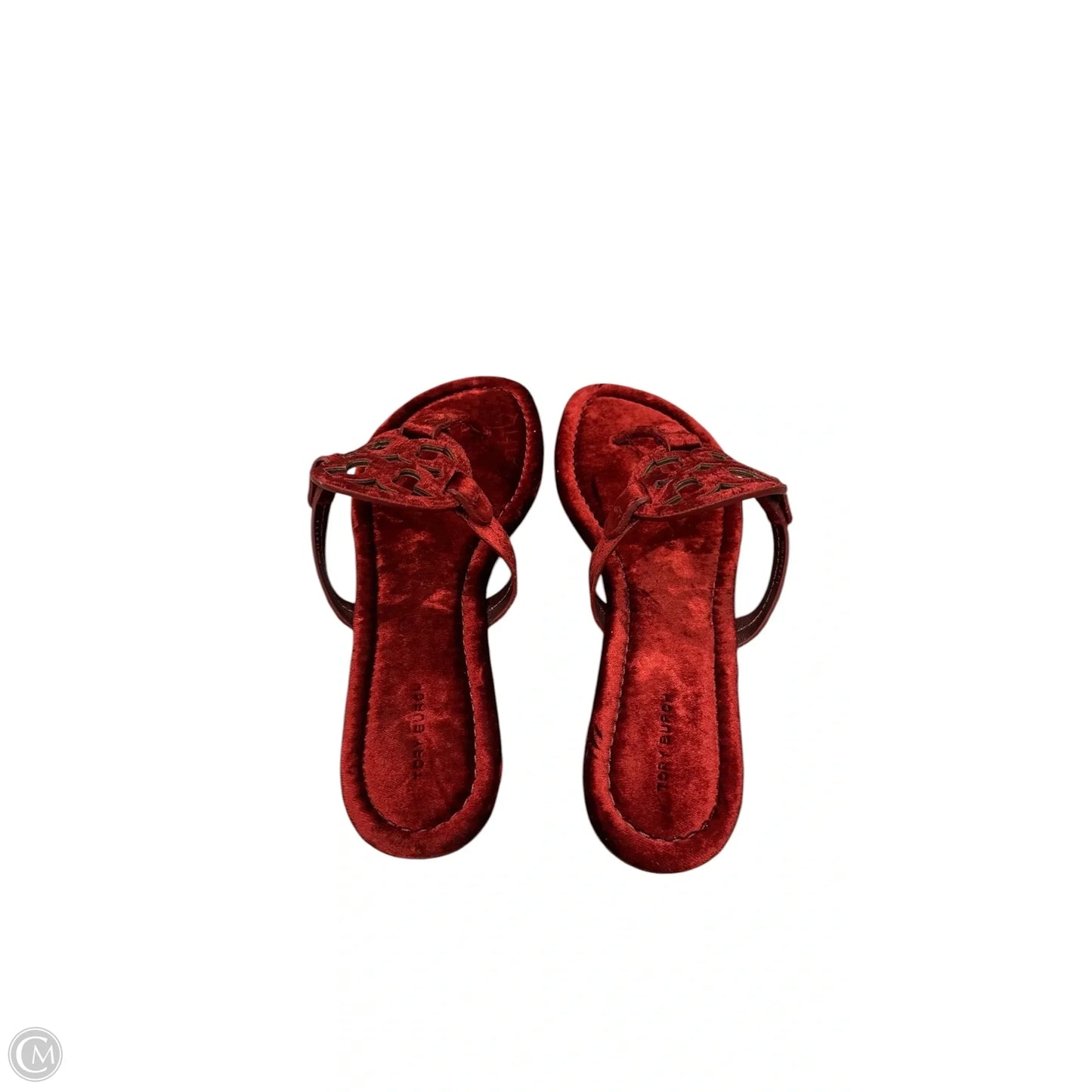 Sandals Designer By Tory Burch In Red, Size: 9.5