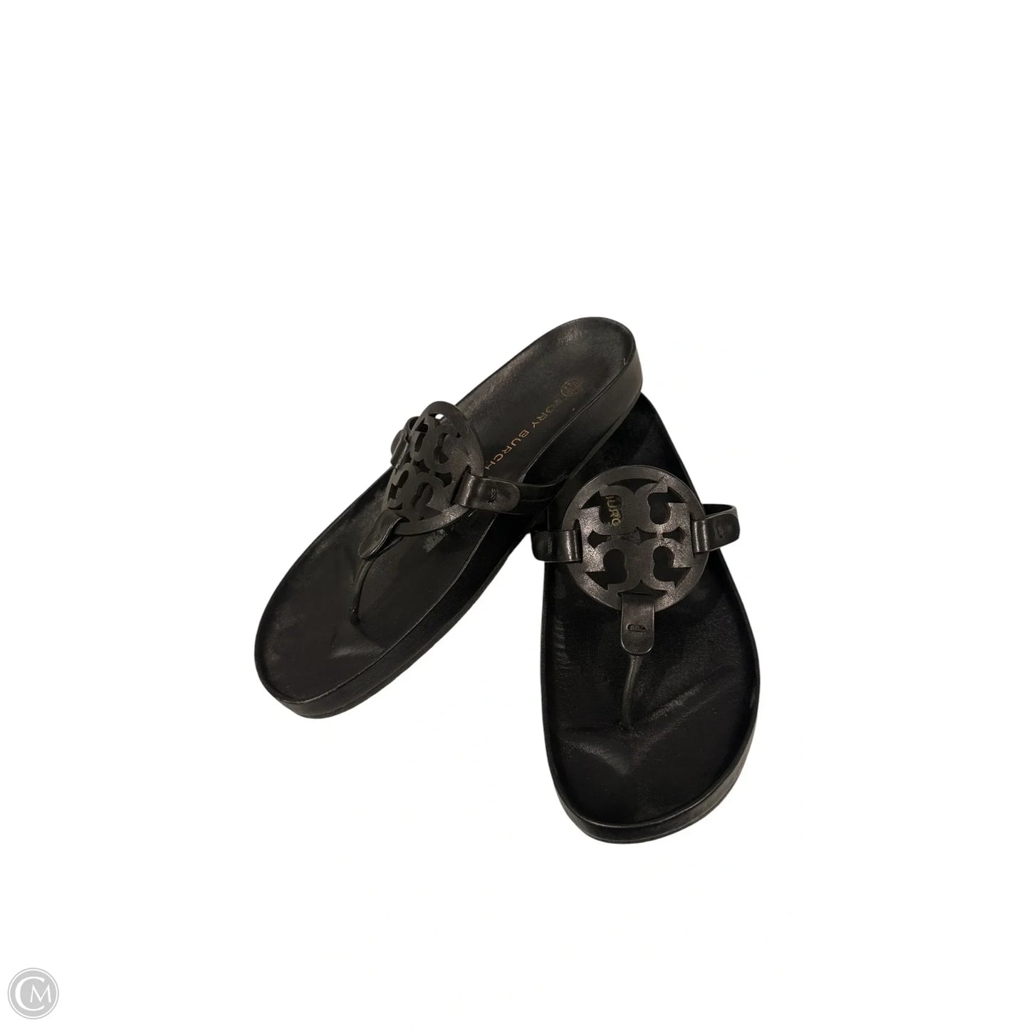 Sandals Designer By Tory Burch In Black, Size: 9.5