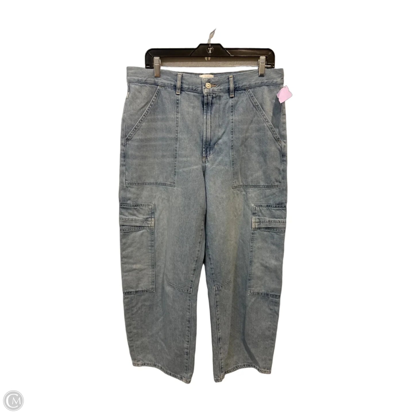 Jeans Wide Leg By Citizens Of Humanity In Blue Denim, Size: 8