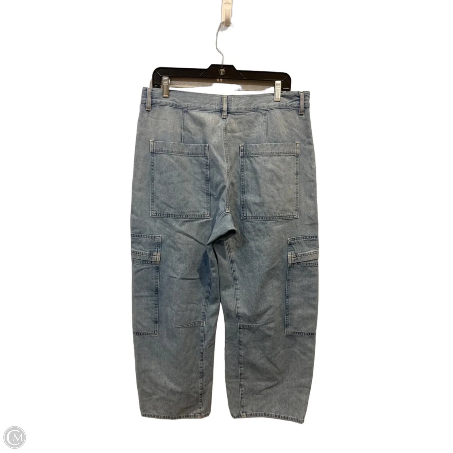 Jeans Wide Leg By Citizens Of Humanity In Blue Denim, Size: 8