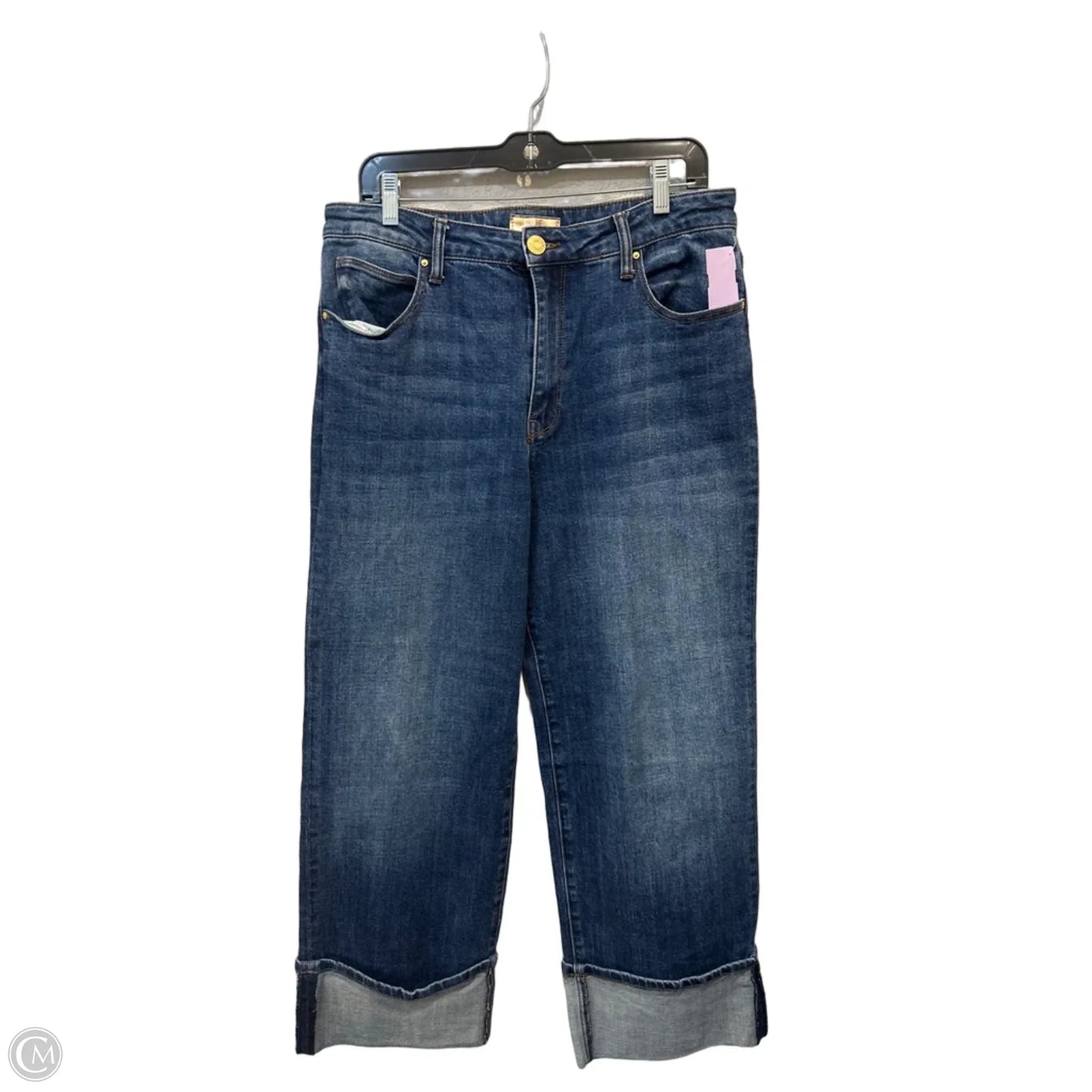 Jeans Wide Leg By Kut In Blue Denim, Size: 10