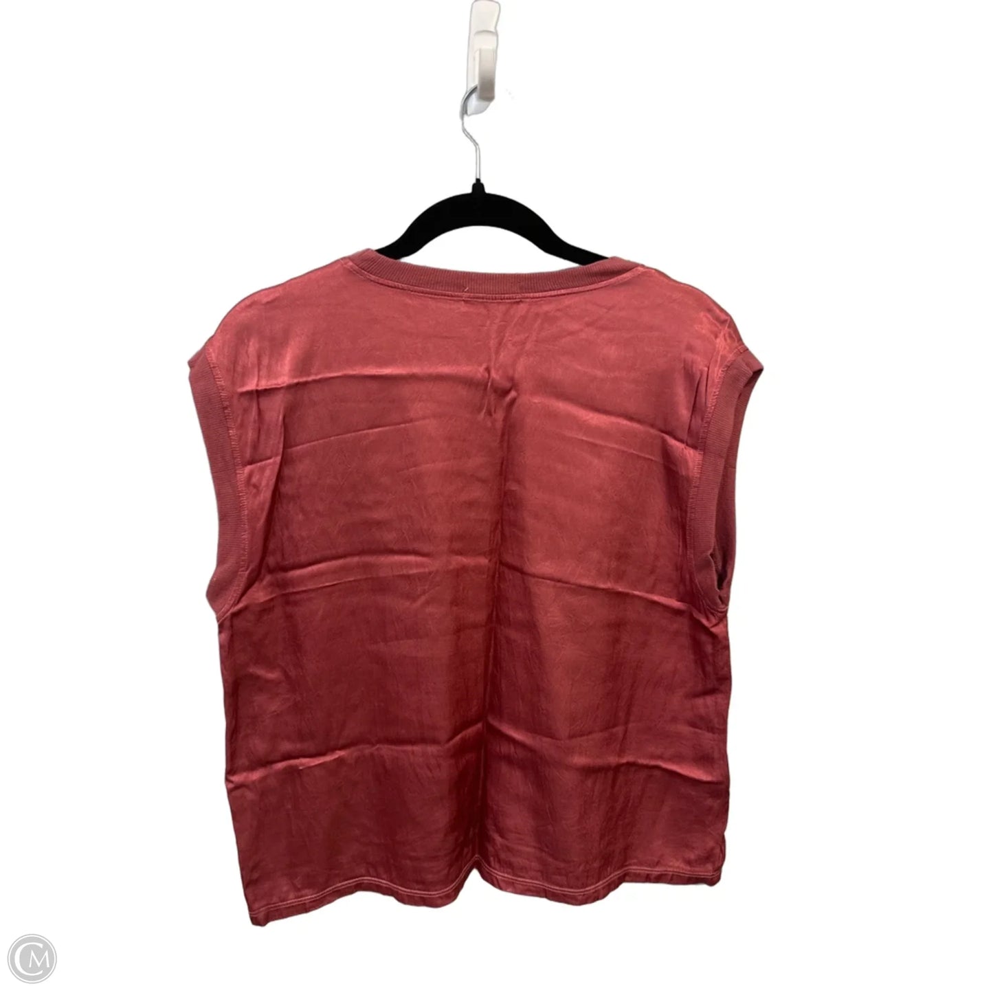 Top Sleeveless By La Made In Pink, Size: L