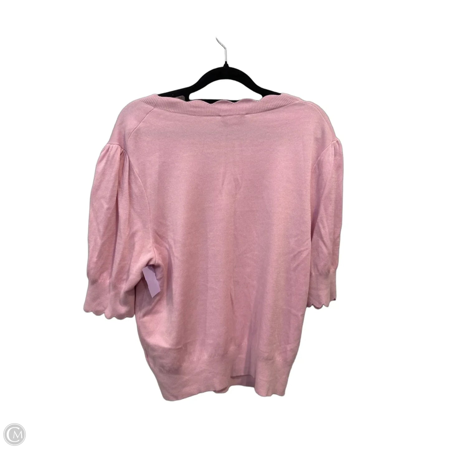 Top Short Sleeve Designer By Kate Spade In Pink, Size: L