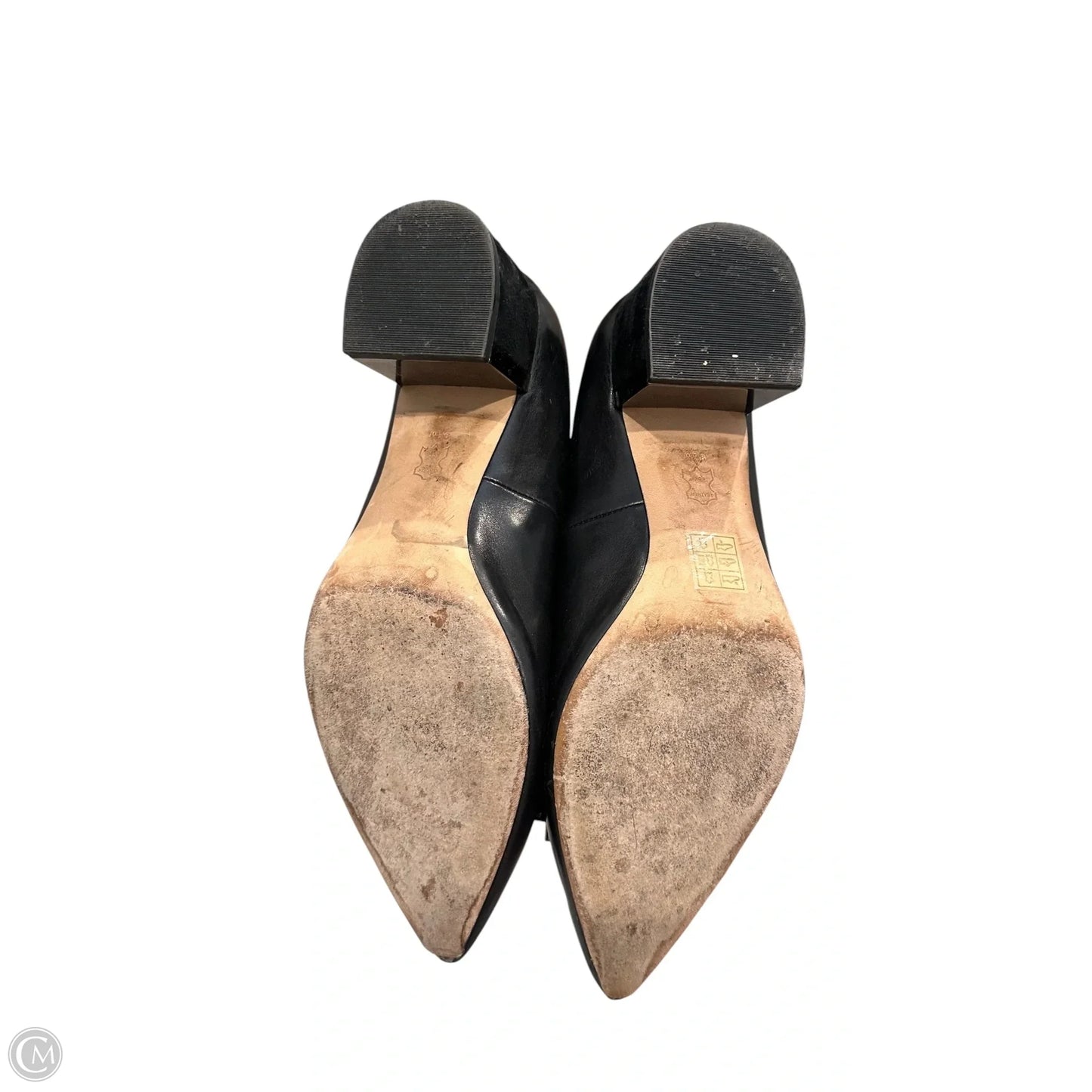 Shoes Designer By Tory Burch In Black & Silver, Size: 9.5