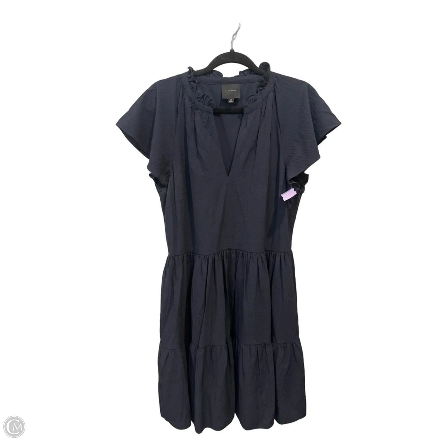 Dress Casual Midi By Alex Marie In Navy, Size: Xl