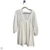 Dress Casual Midi By Zara In Blue & White, Size: S