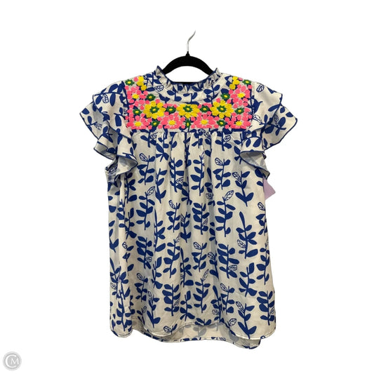 Blouse Sleeveless By Jodifl In Multi-colored, Size: S