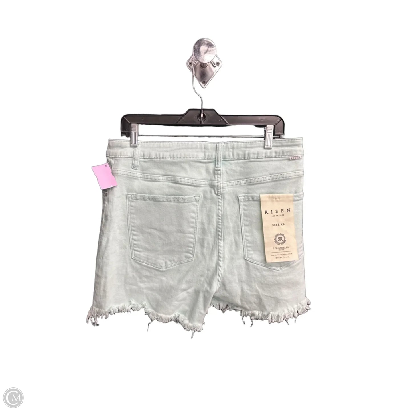 Shorts By Risen In Blue Denim, Size: Xl