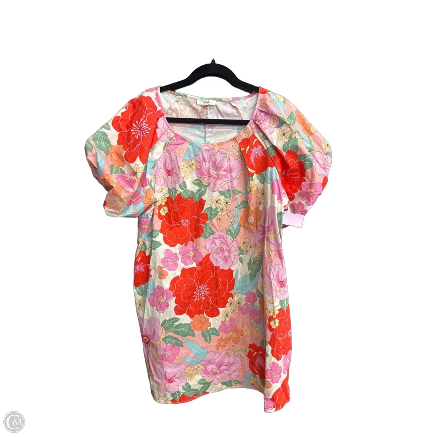 Dress Casual Midi By Easel In Floral Print, Size: L