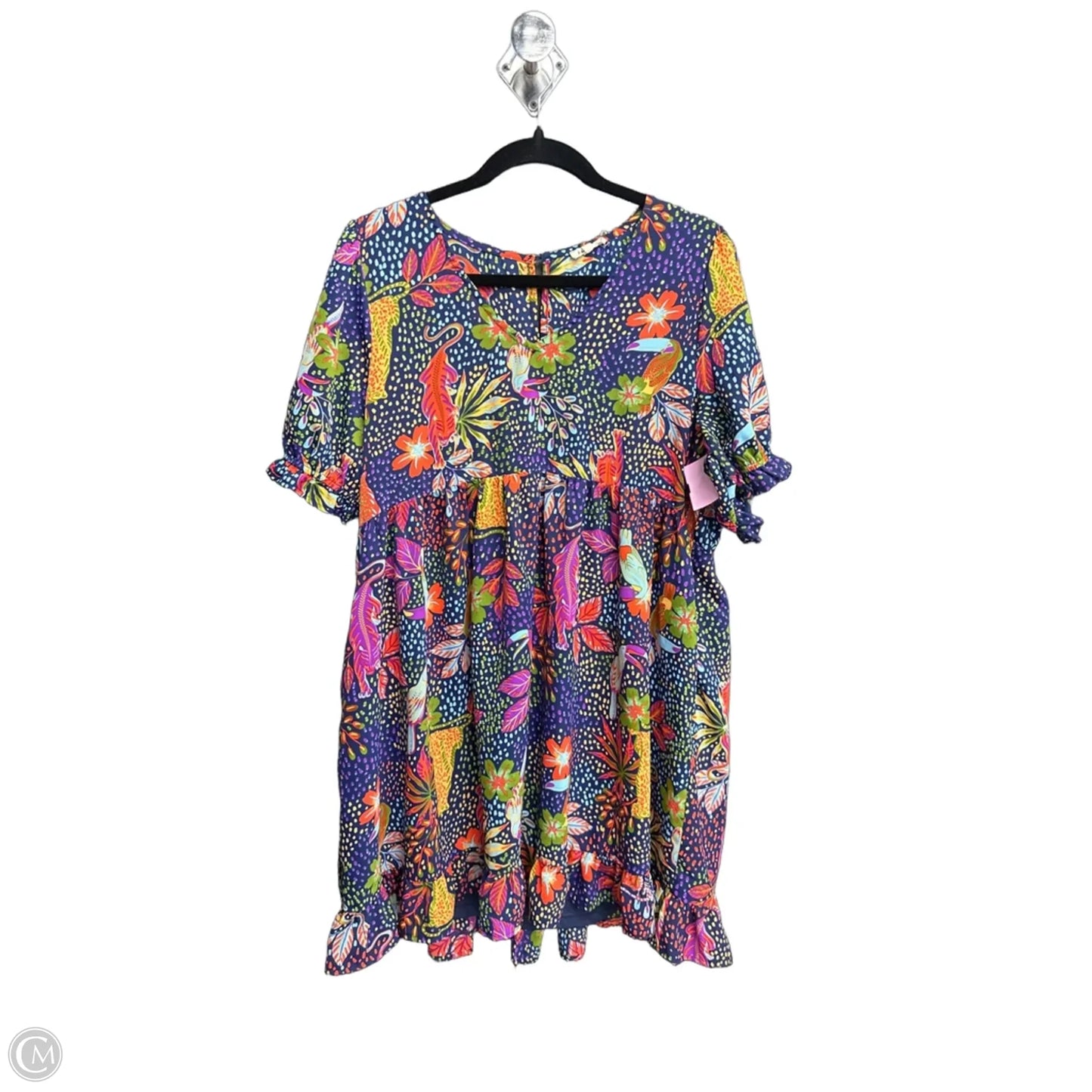 Dress Casual Midi By Jodifl In Floral Print, Size: L