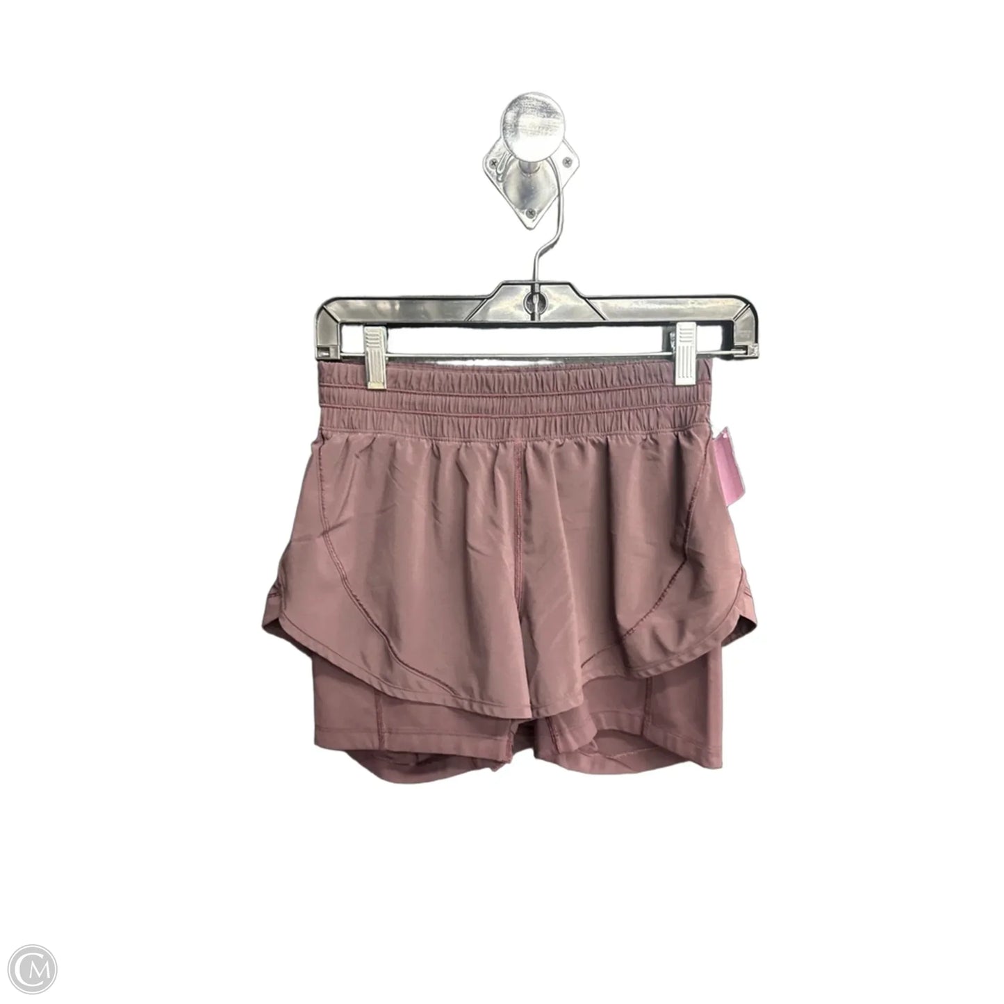 Athletic Shorts By Lululemon In Maroon, Size: S