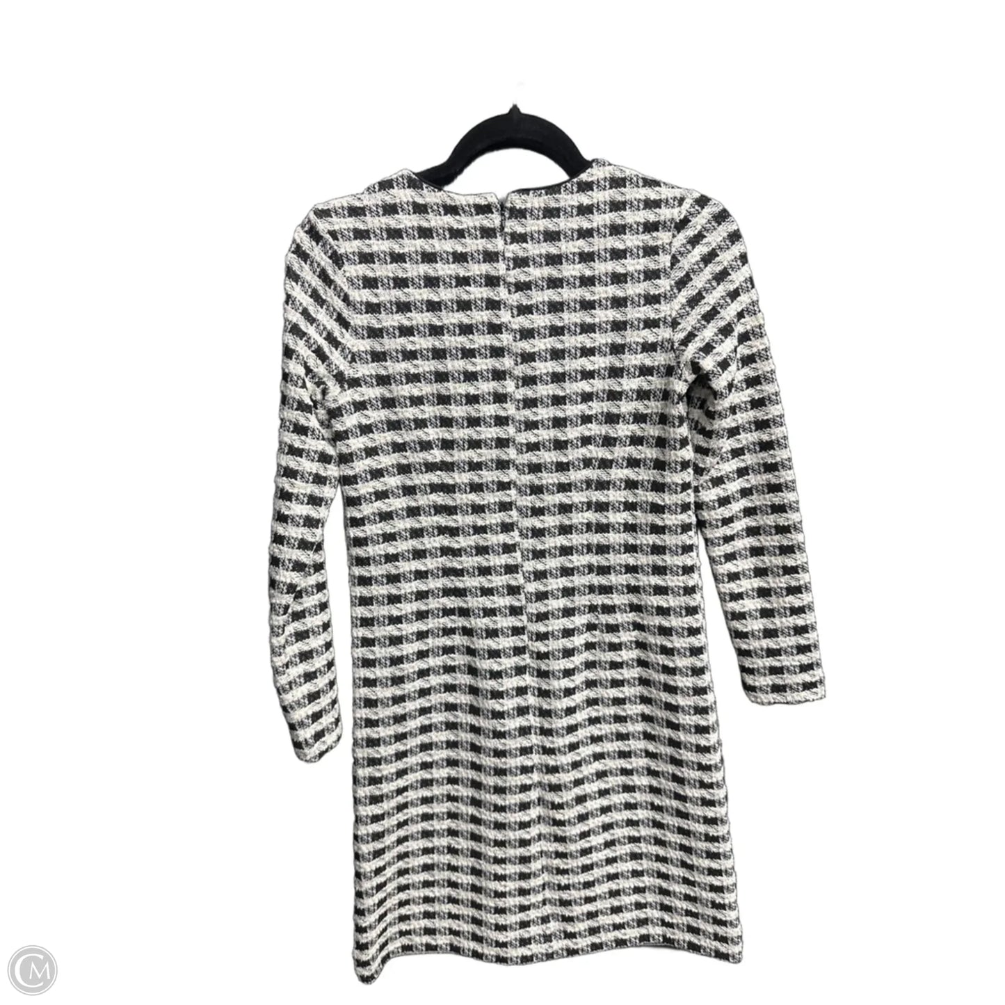 Dress Casual Midi By Ann Taylor In Plaid Pattern, Size: Xsp