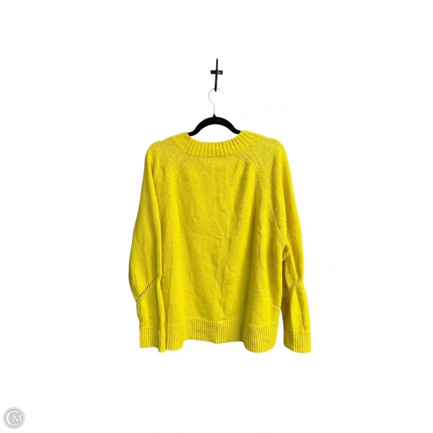 Sweater By Loft In Yellow, Size: Xl