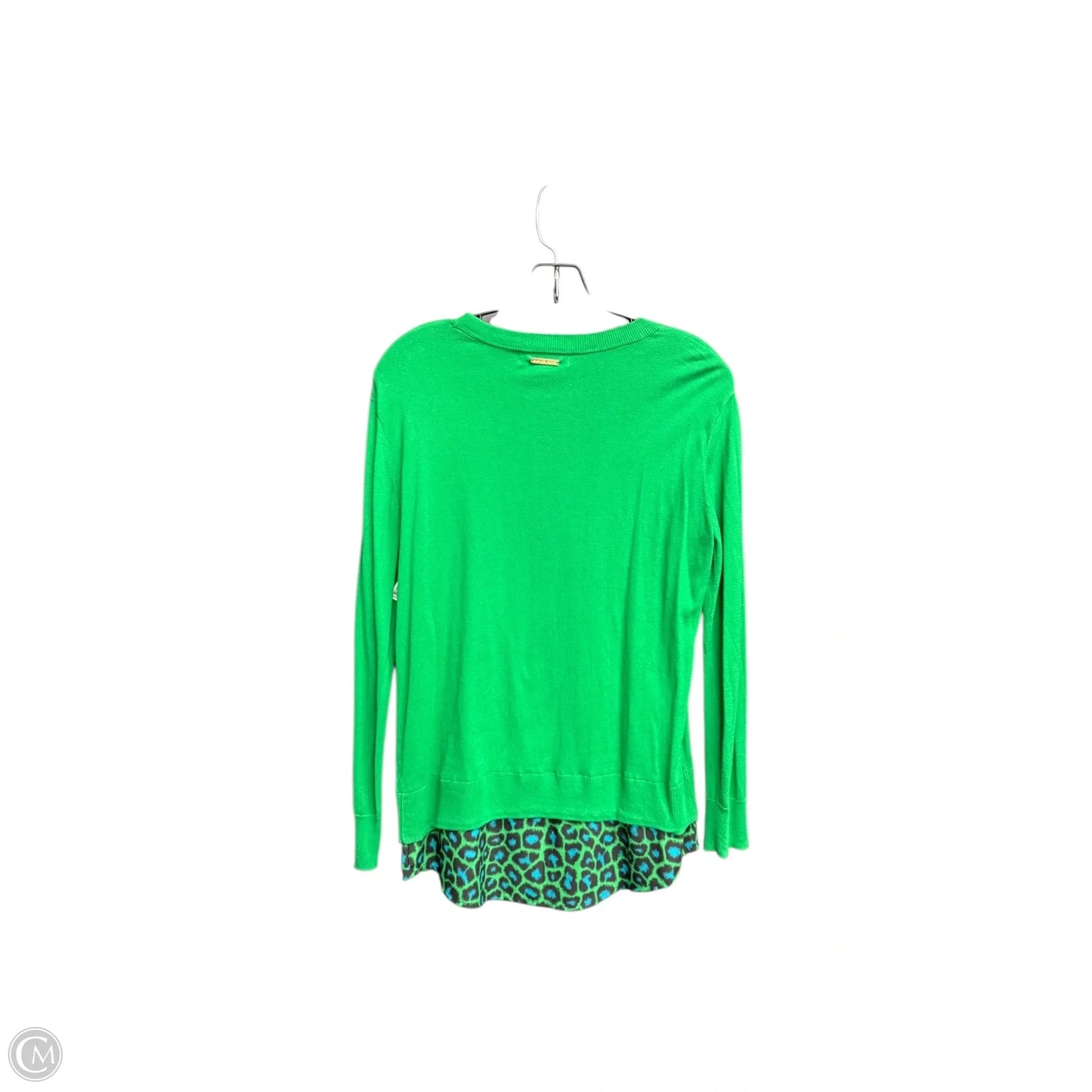Top Long Sleeve By Michael By Michael Kors In Green, Size: S