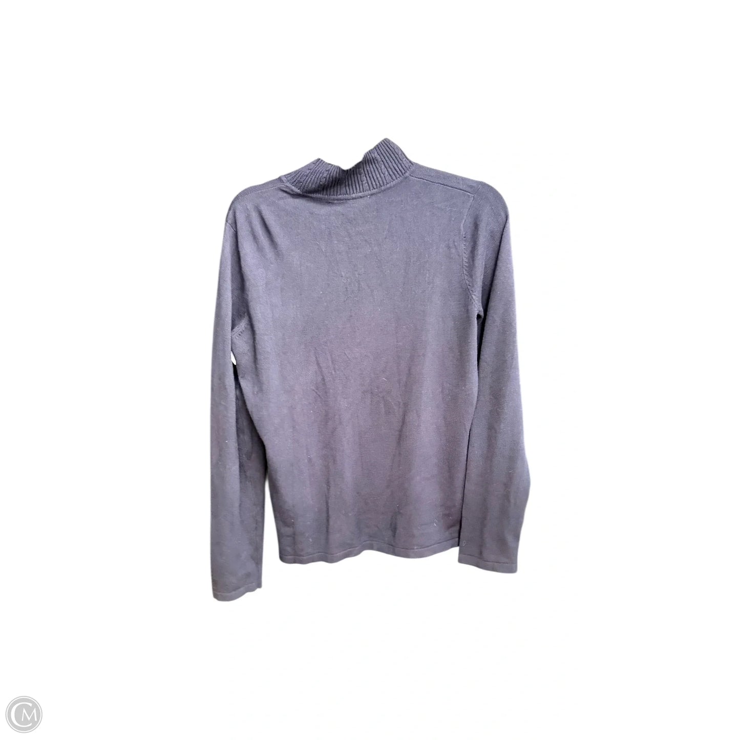 Top Long Sleeve Basic By Clothes Mentor In Navy, Size: M