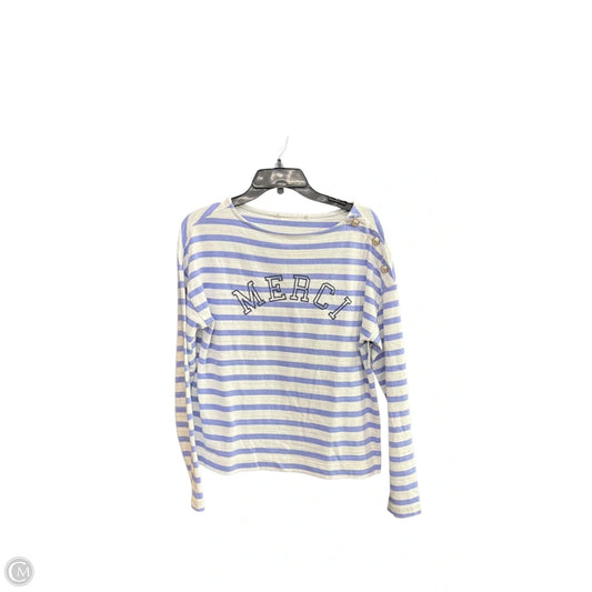 Top Long Sleeve By Clothes Mentor In Striped Pattern, Size: L