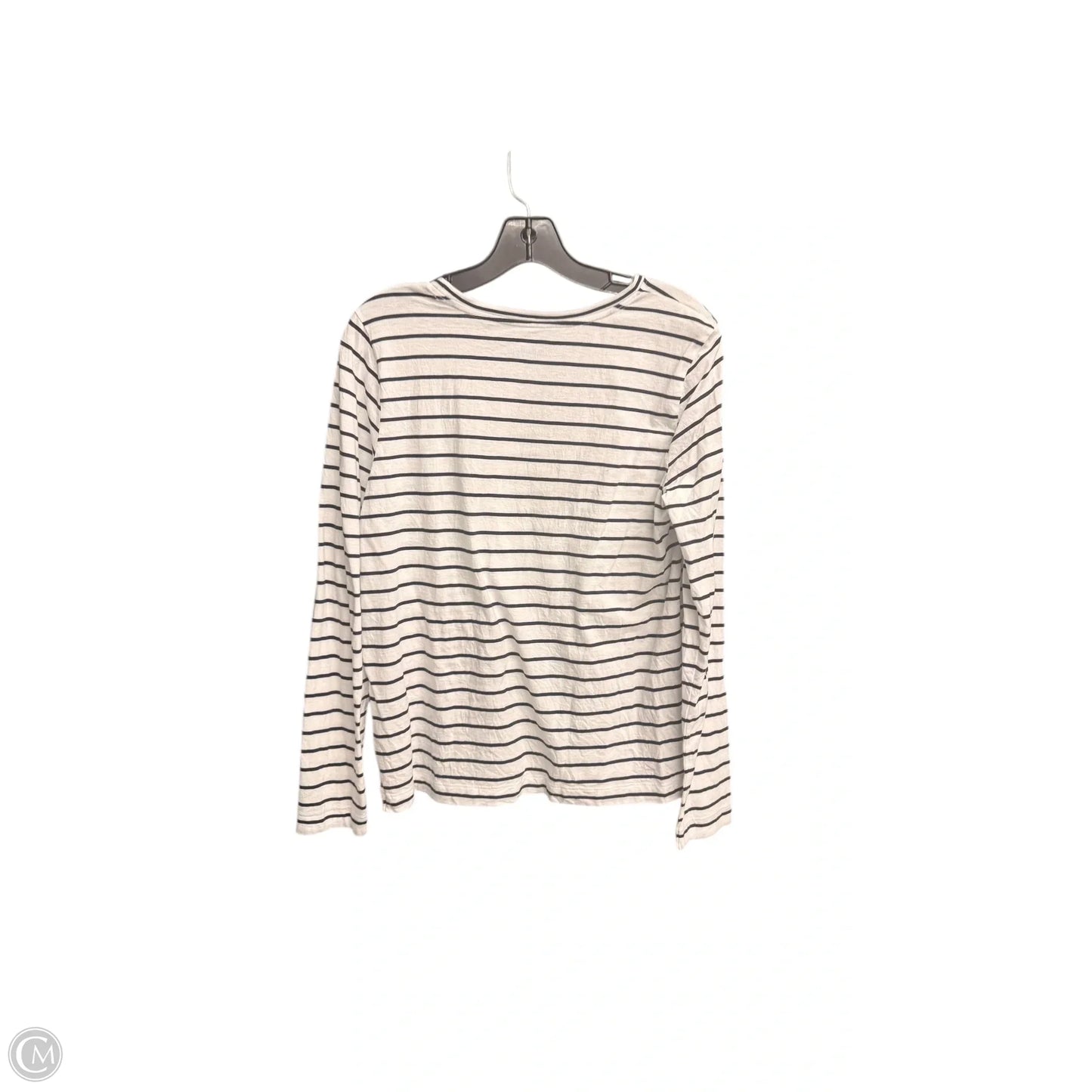 Top Long Sleeve By Vineyard Vines In Striped Pattern, Size: M