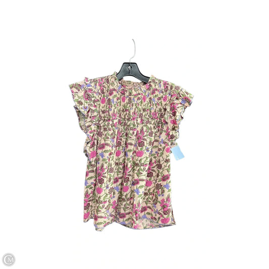 Top Sleeveless By Cleobella In Floral Print, Size: M