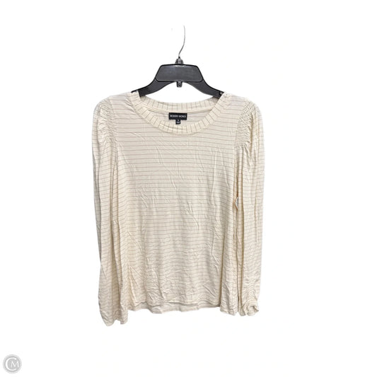 Top Long Sleeve By Modern Works In Striped Pattern, Size: S