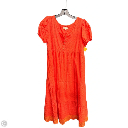 Dress Casual Maxi By Clothes Mentor In Orange, Size: L