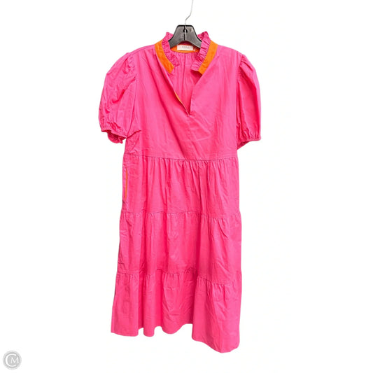 Dress Casual Maxi By Clothes Mentor In Orange & Pink, Size: M