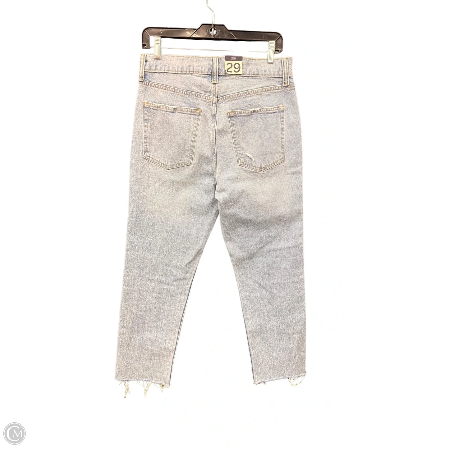 Jeans Straight By Gap In Blue Denim, Size: 8