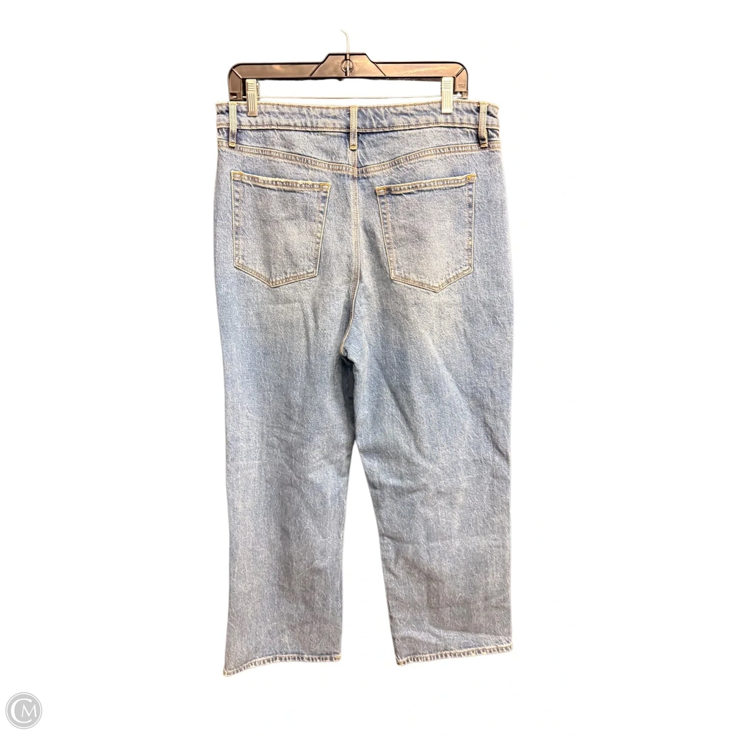 Jeans Wide Leg By Loft In Blue Denim, Size: 12