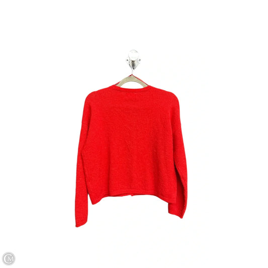 Sweater Cardigan By Lc Lauren Conrad In Red, Size: S