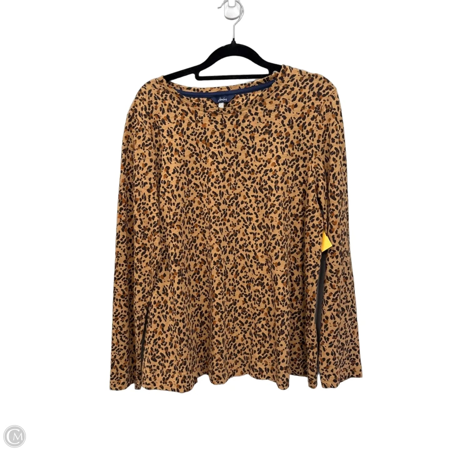 Top Long Sleeve By Joules In Animal Print, Size: M