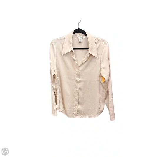 Top Long Sleeve By Rachel Zoe In Beige, Size: M
