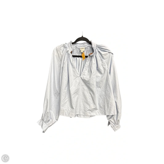 Top Long Sleeve By Maeve In Blue, Size: Xs