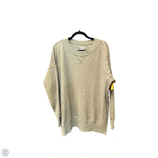 Sweatshirt Crewneck By Aerie In Green, Size: M