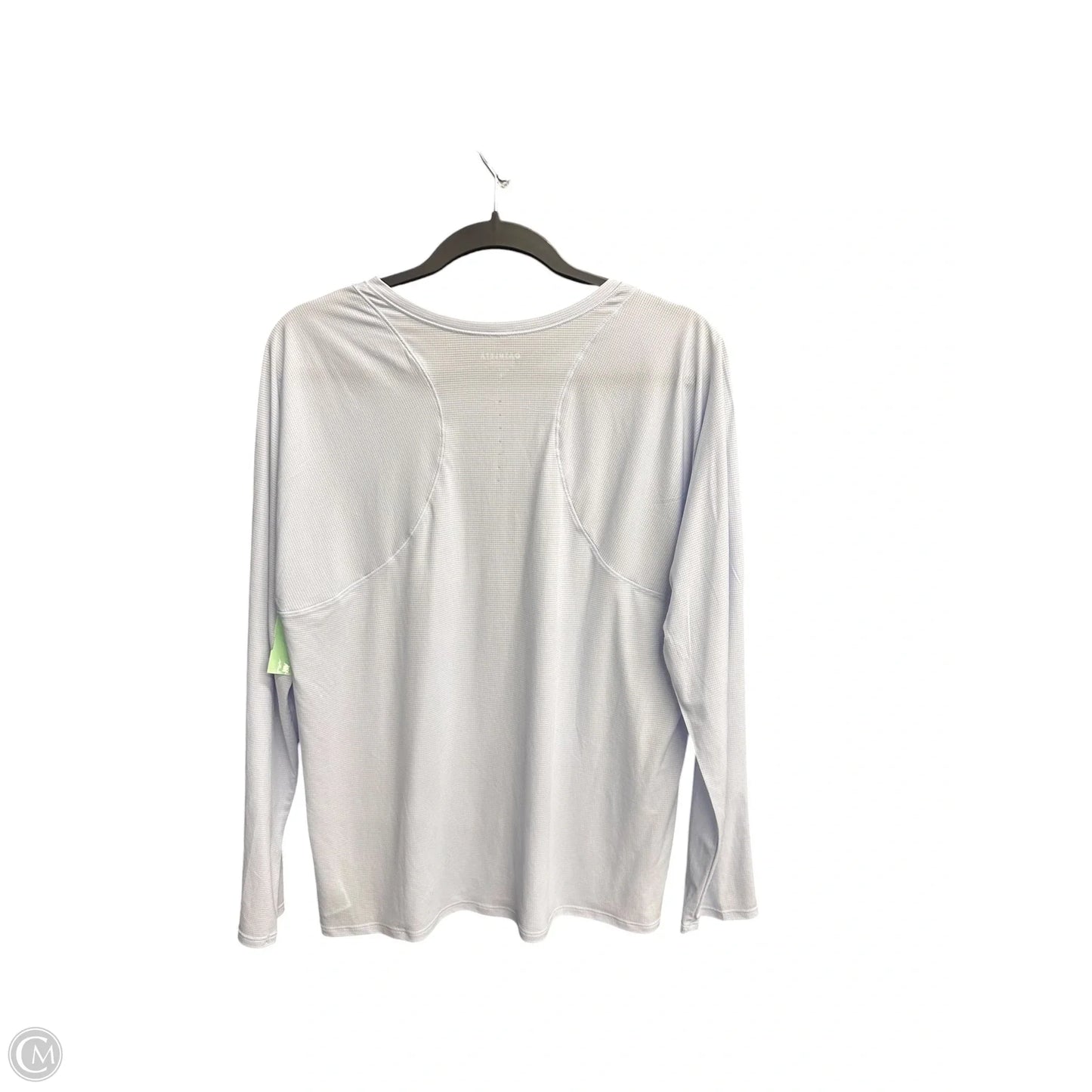 Athletic Top Long Sleeve Crewneck By Athleta In Blue, Size: L