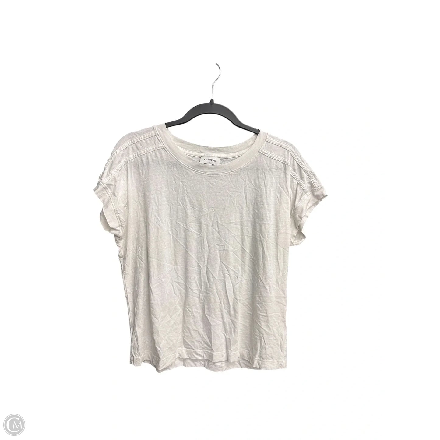 Top Short Sleeve Basic By Evereve In White, Size: M