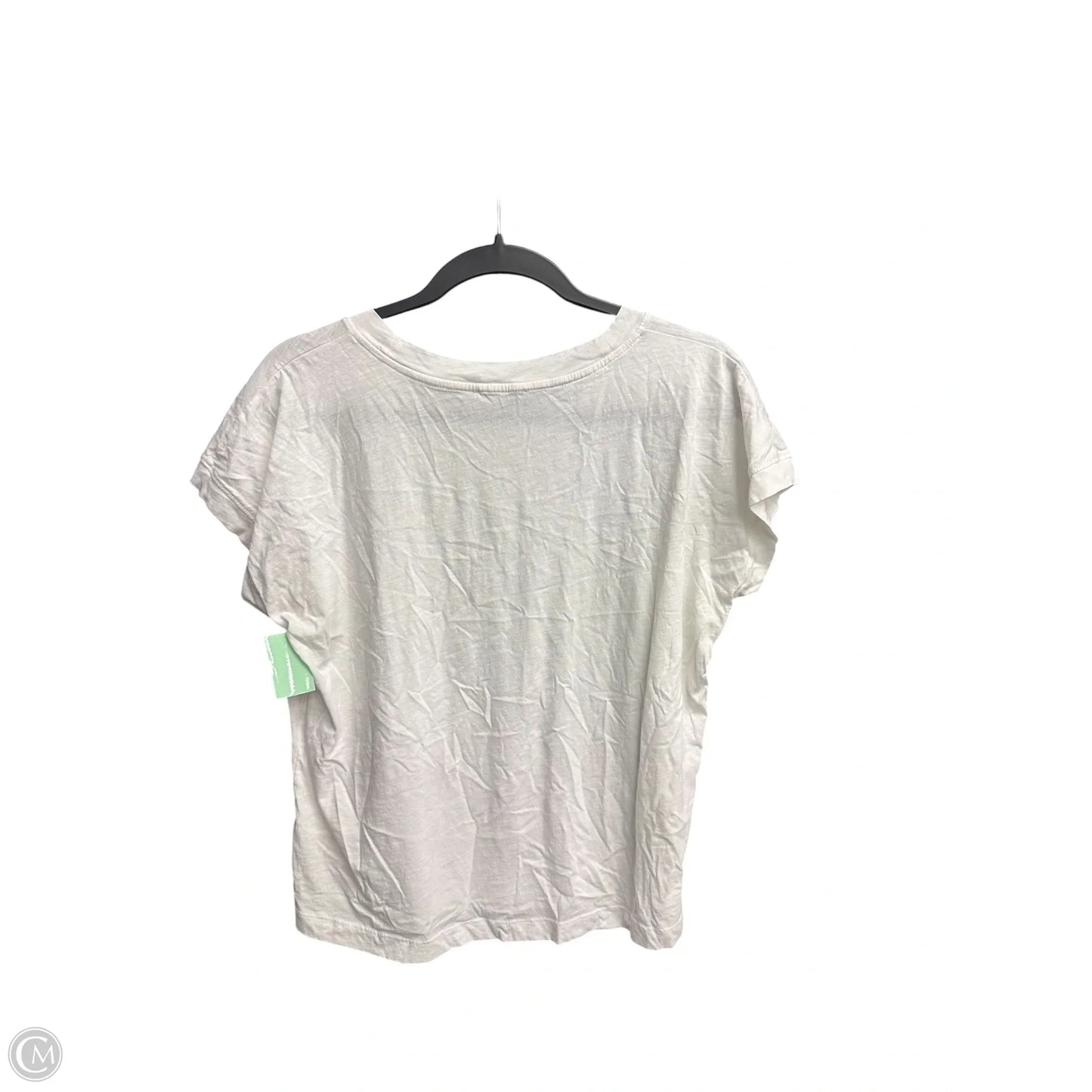 Top Short Sleeve Basic By Evereve In White, Size: M