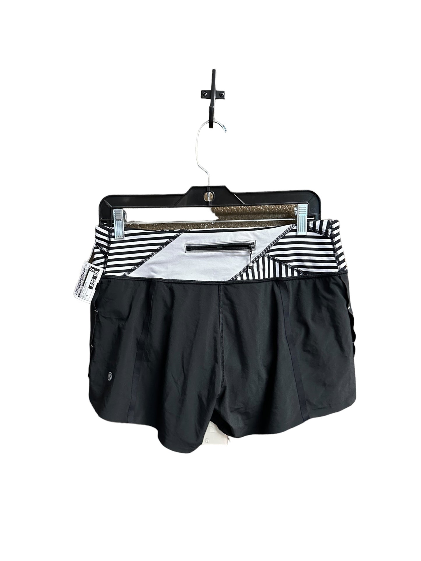 Black & White Athletic Shorts Lululemon, Size S