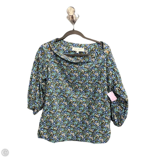 Top 3/4 Sleeve By Clothes Mentor In Floral Print, Size: S