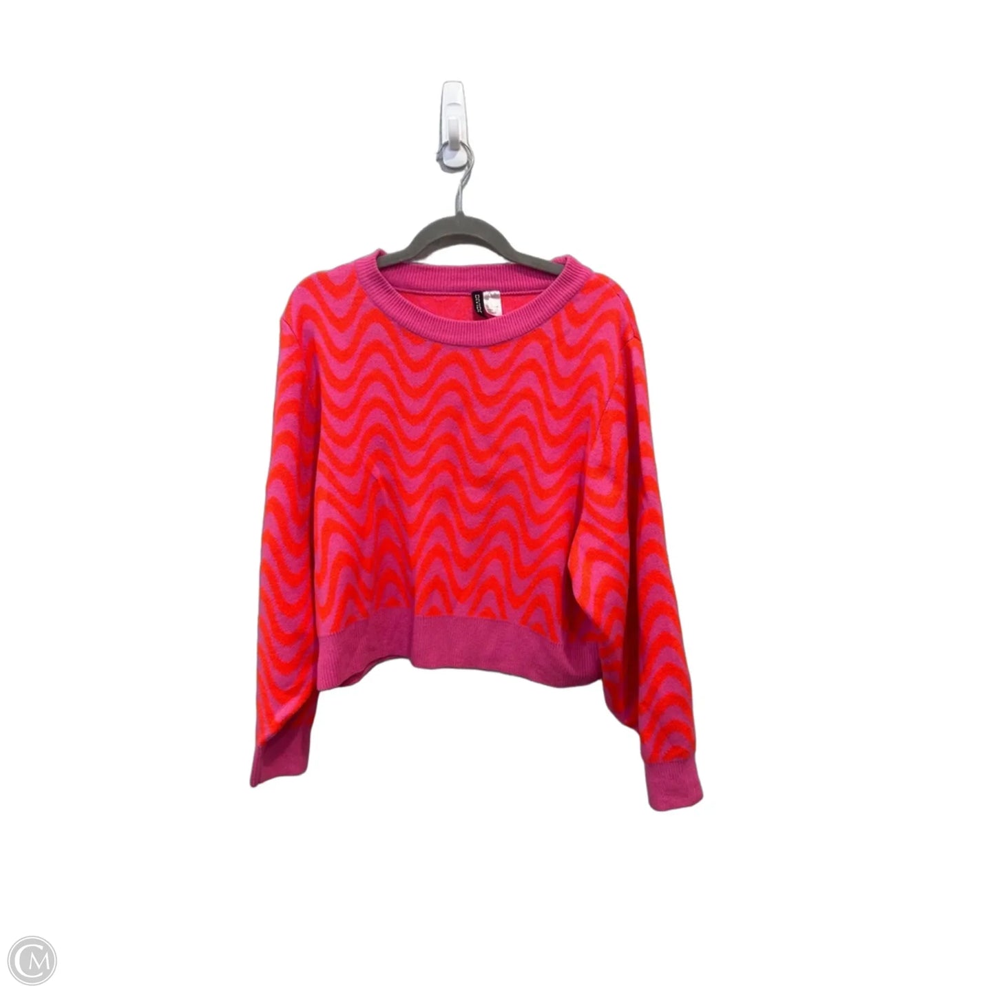 Sweater By Divided In Orange & Pink, Size: L