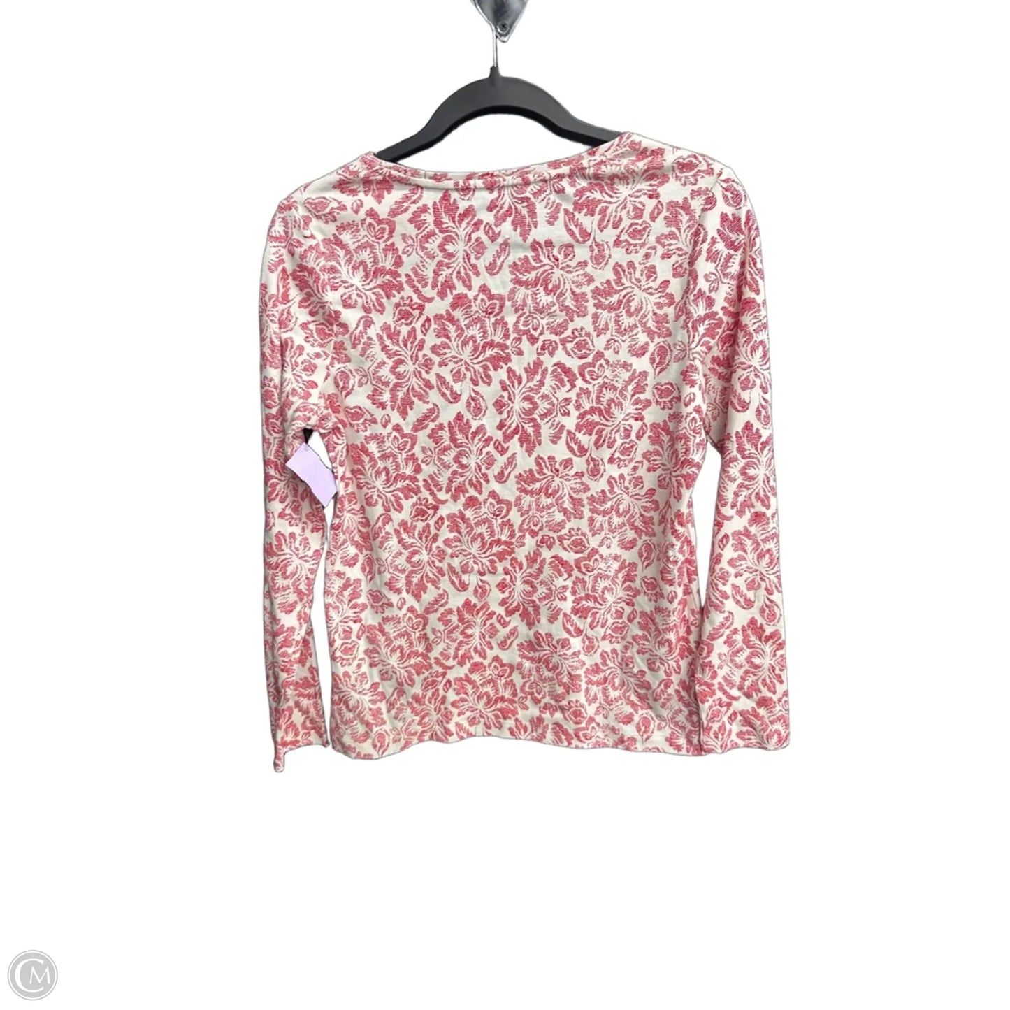 Top Long Sleeve By Croft And Barrow In Floral Print, Size: S
