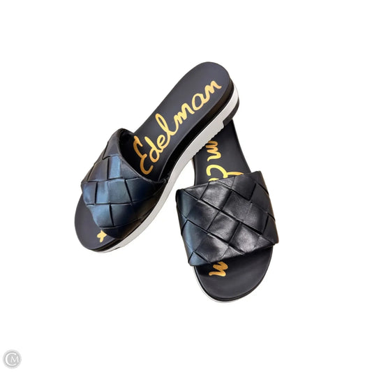 Sandals Flats By Sam Edelman In Black & White, Size: 8