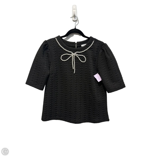 Top Short Sleeve By Voy In Black, Size: S