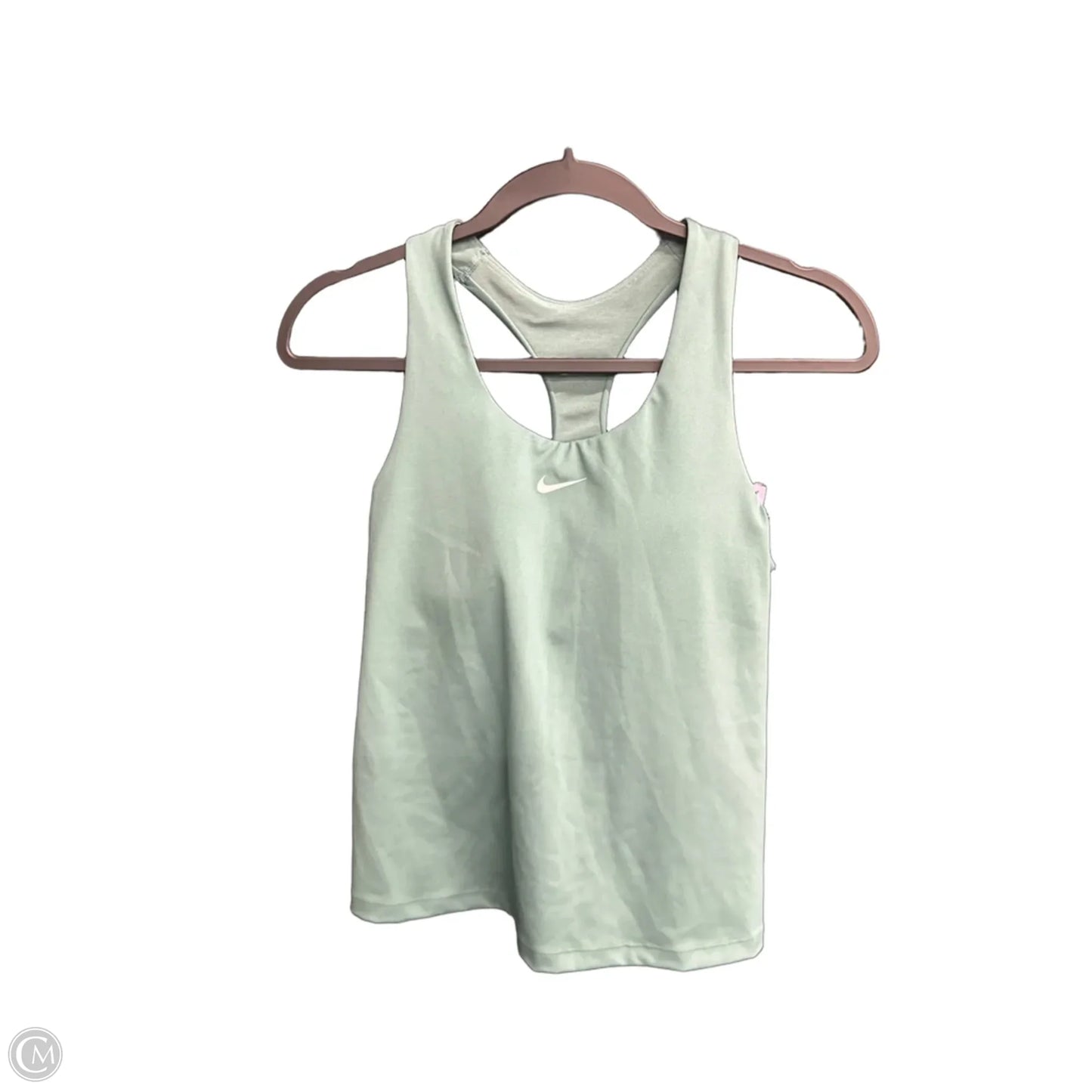 Athletic Tank Top By Nike Apparel In Green, Size: M