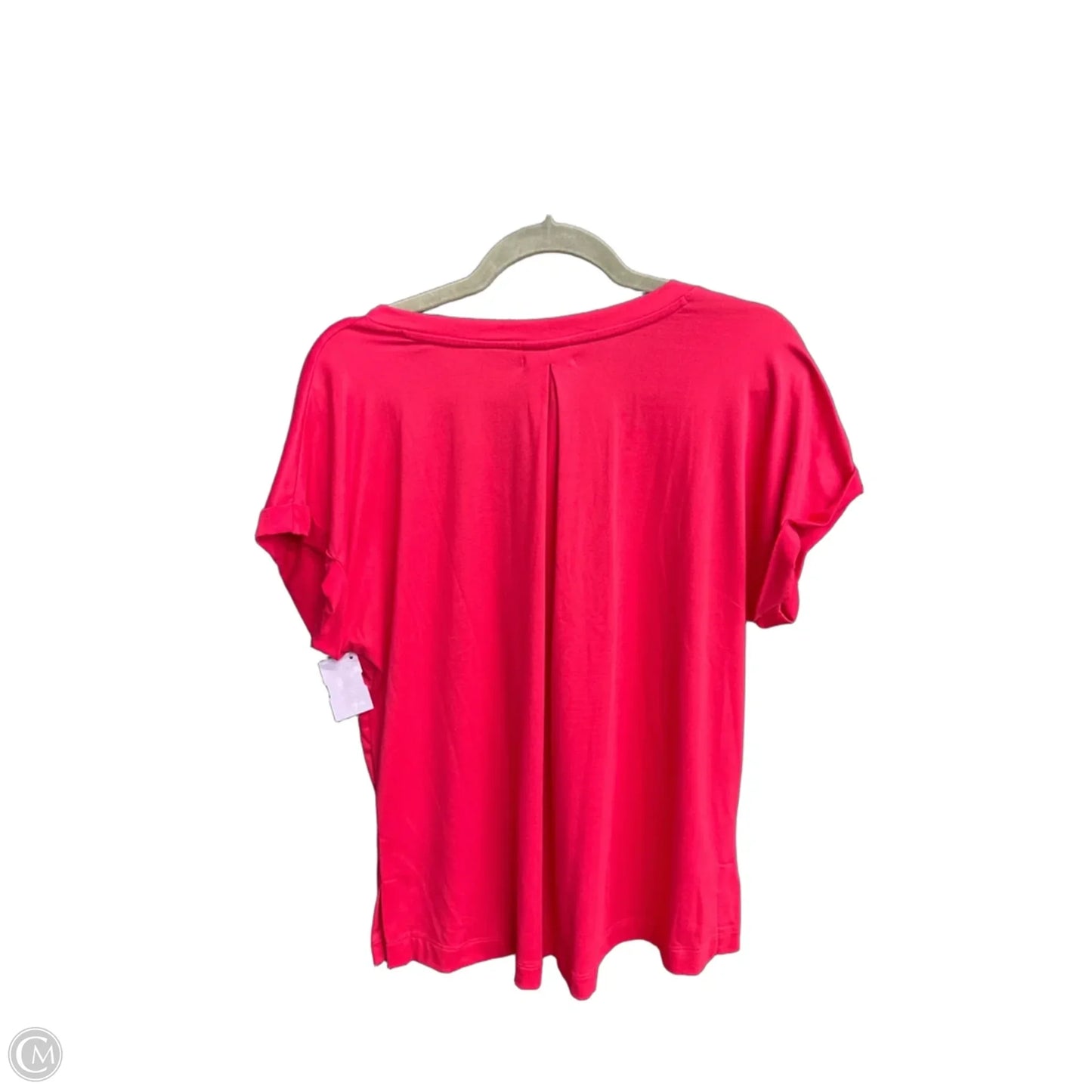 Top Short Sleeve Basic By Versona In Pink, Size: M