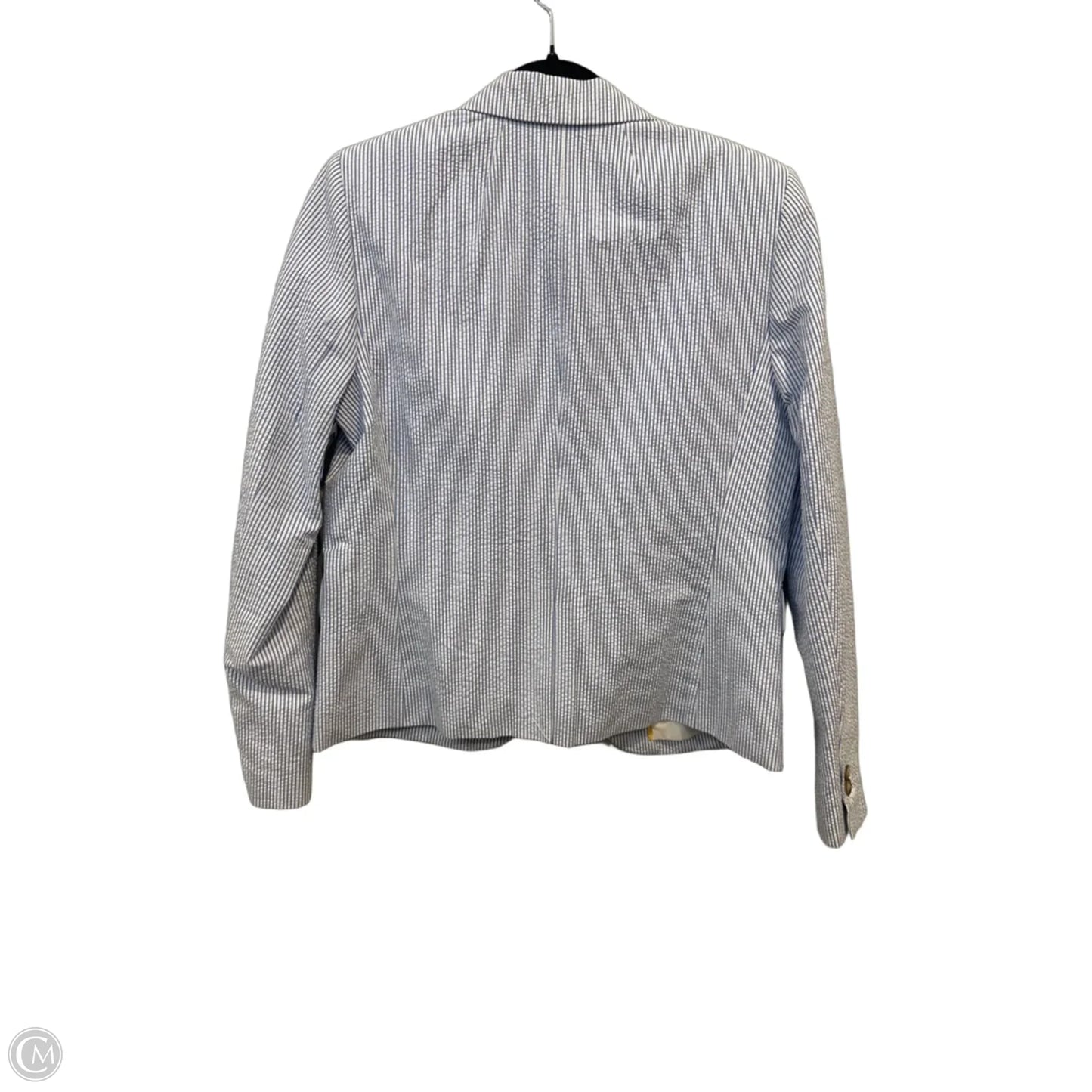 Blazer By J. Crew In Blue & White, Size: M