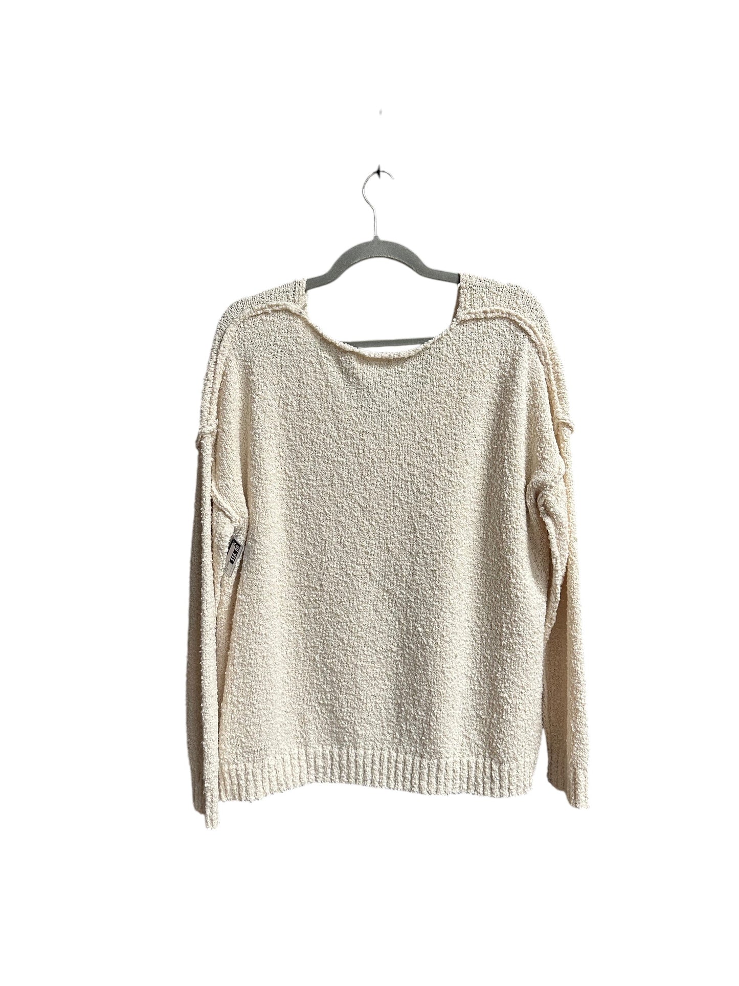 Sweater By Miracle In Beige, Size: M