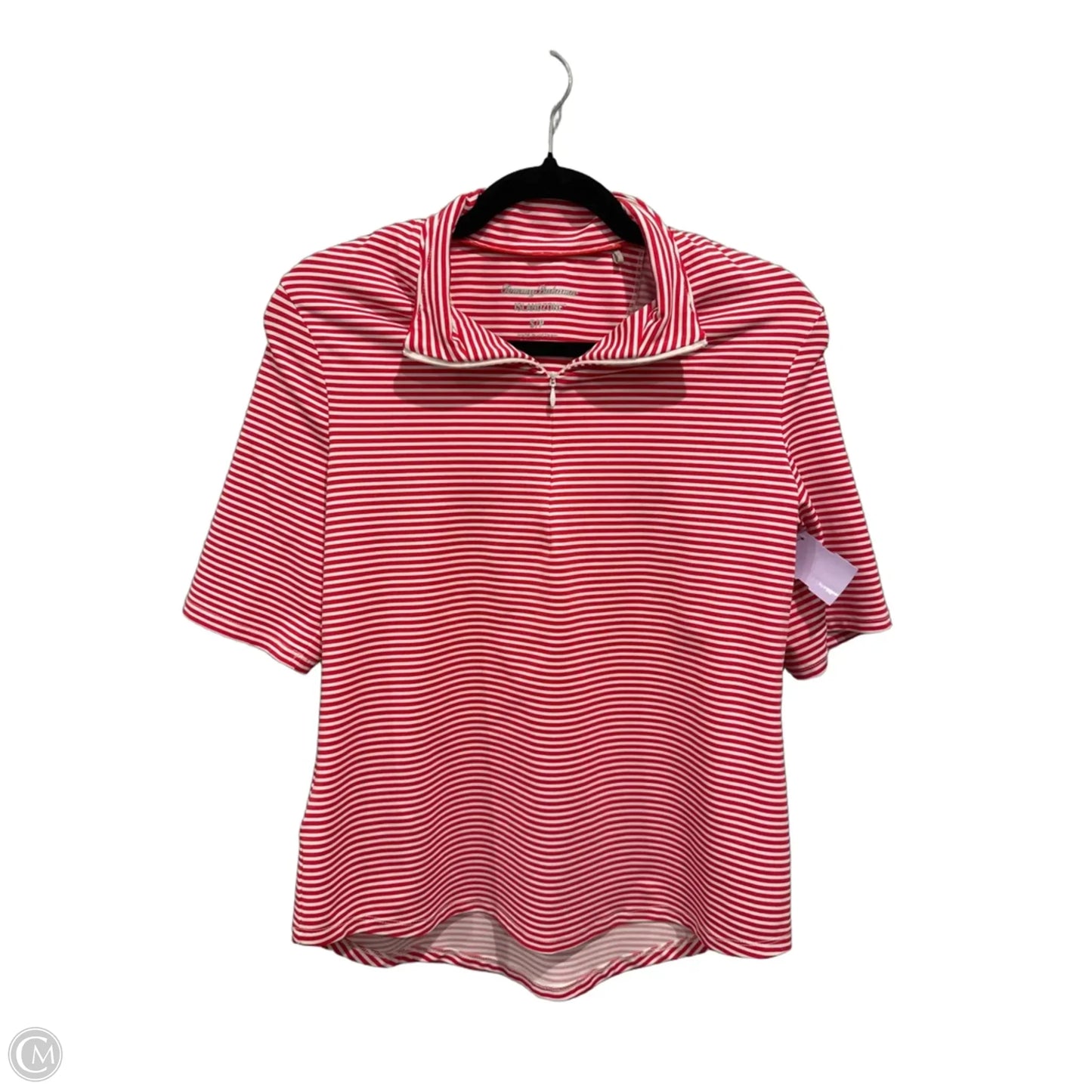 Top Short Sleeve By Tommy Bahama In Striped Pattern, Size: S