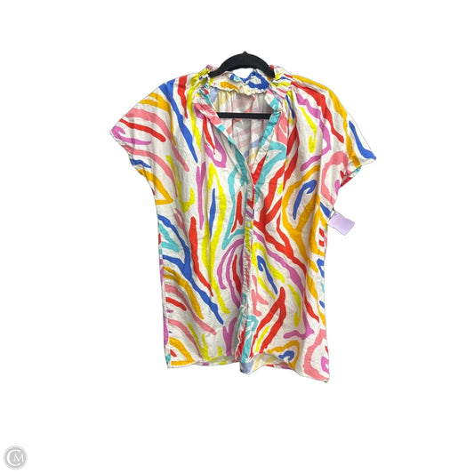 Top Short Sleeve By Clothes Mentor In Multi-colored, Size: L