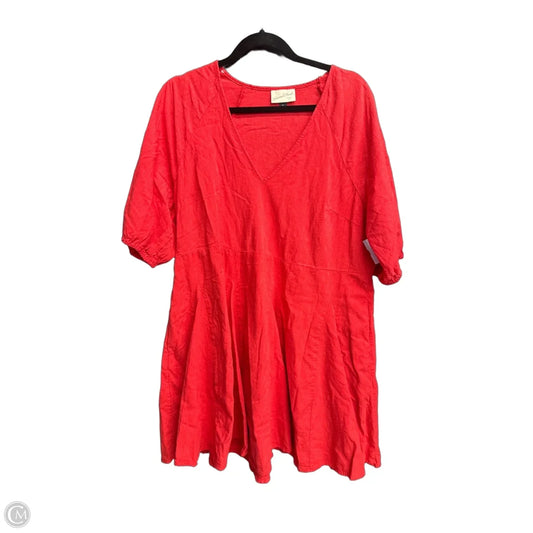 Dress Casual Short By Universal Thread In Red, Size: Xl