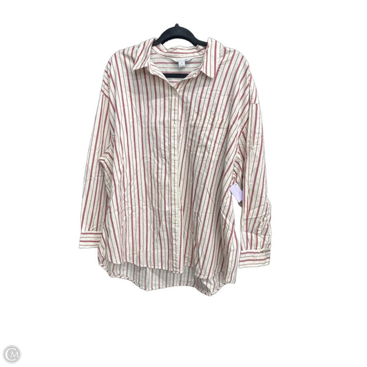 Top Long Sleeve Basic By Old Navy In Striped Pattern, Size: Xl