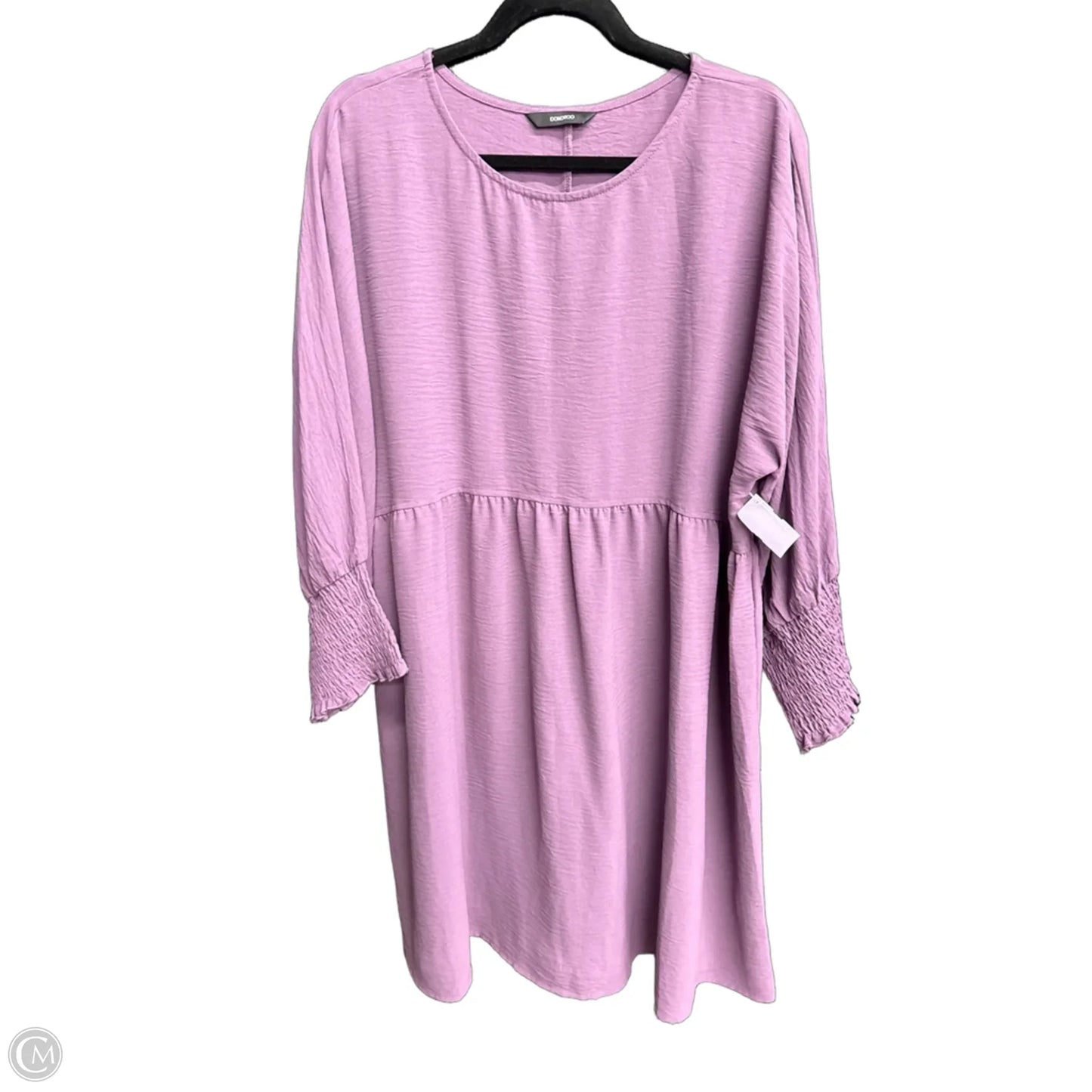 Dress Casual Midi By Dokotoo In Purple, Size: 2x